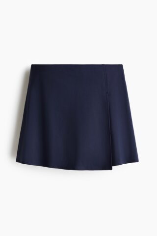H & M - Tennisrok met SoftMove - Marineblauw