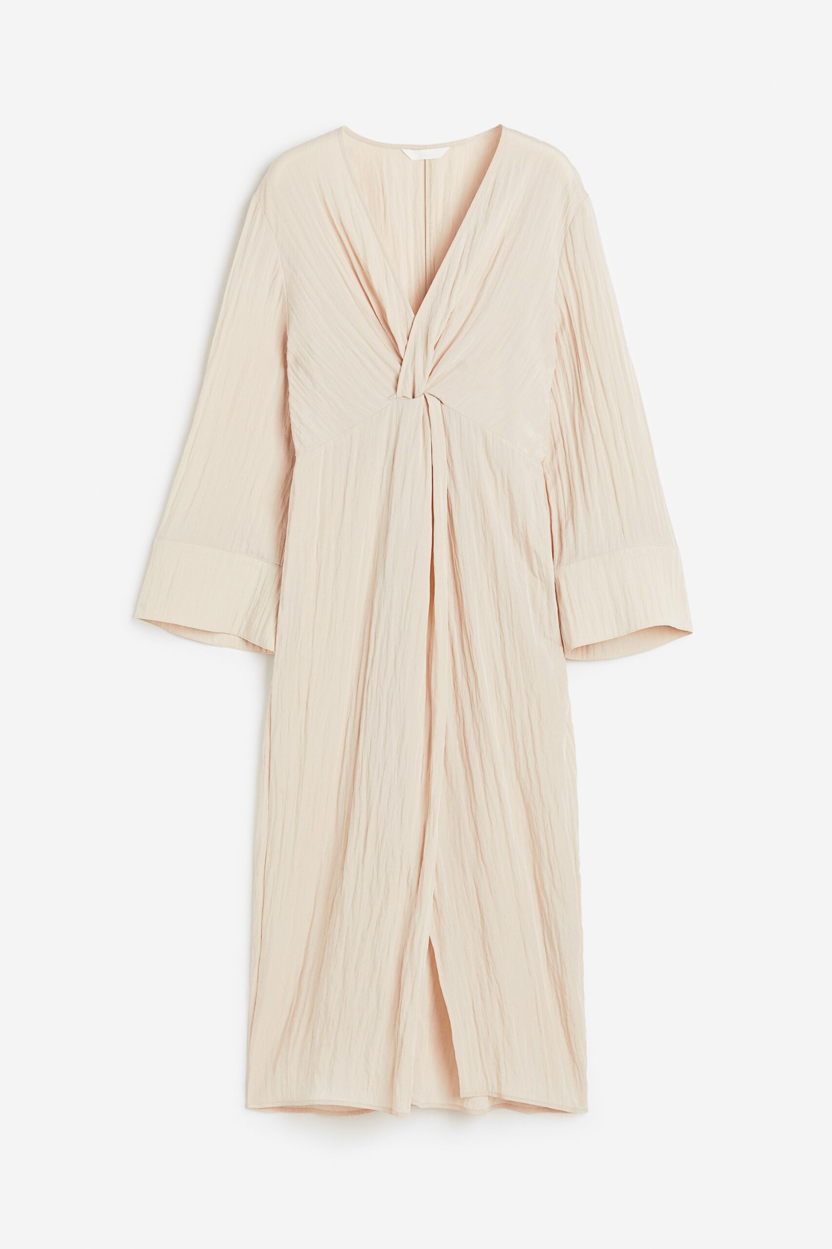 H & M - Jurk met geknoopt detail - Lichtbeige H & M - Jurk met geknoopt detail - Lichtbeige