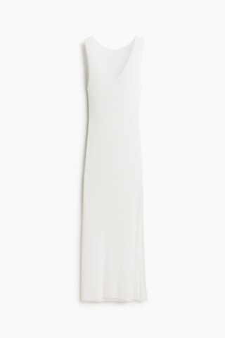 H & M - Losgebreide strandjurk - Wit
