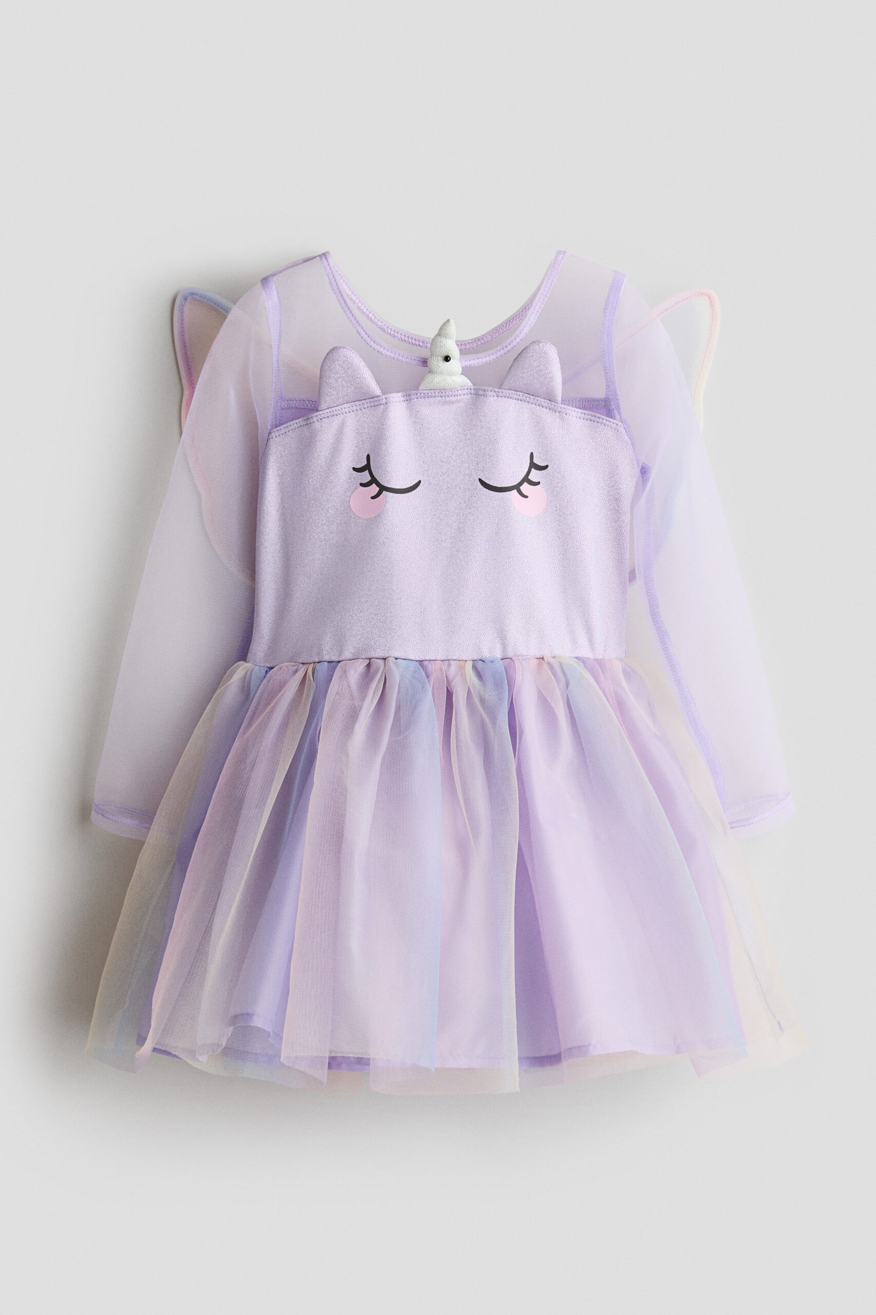 H & M - Dansjurk - Eenhoorn - Lila/Eenhoorn