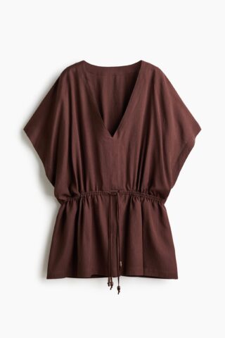 H & M - Strandkaftan - Donkerbruin