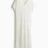 H & M - Ajourgebreide strandjurk - Wit