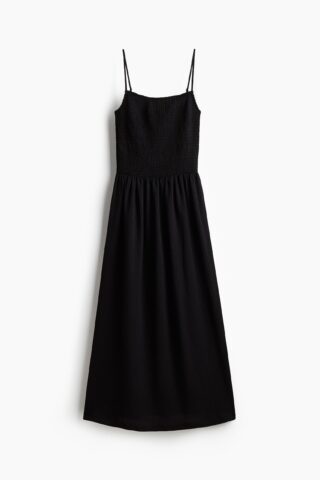H & M - Strapjurk met smokwerk - Zwart