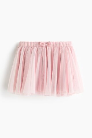 H & M - Tutu van mesh - Dusty Lichtroze