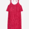 H & M - MAMA Geplisseerde voedingsjurk - Cerise