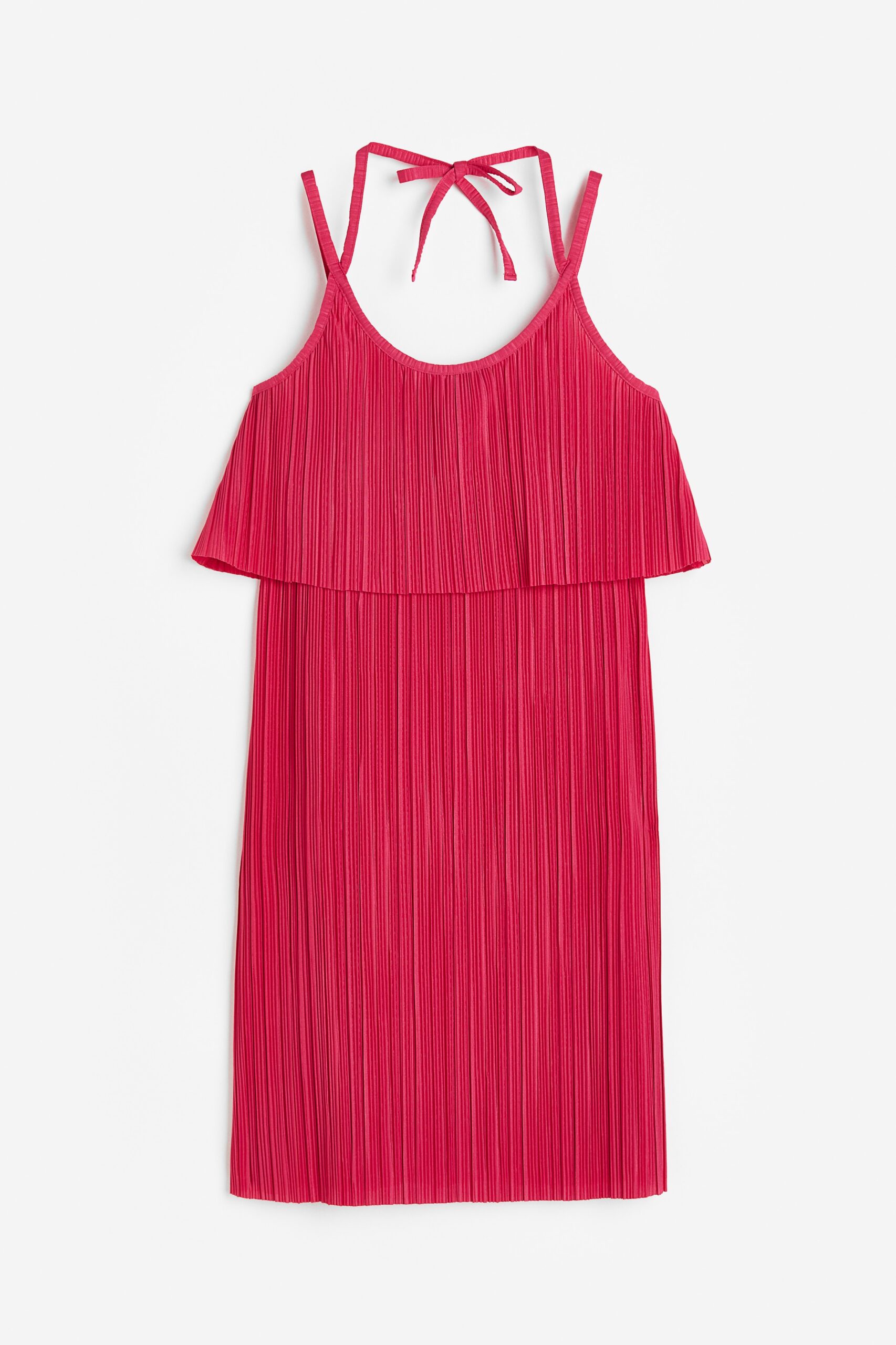 H & M - MAMA Geplisseerde voedingsjurk - Cerise H & M - MAMA Geplisseerde voedingsjurk - Cerise