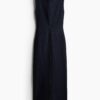 H & M - Mouwloze denim jurk - Donker Denimblauw