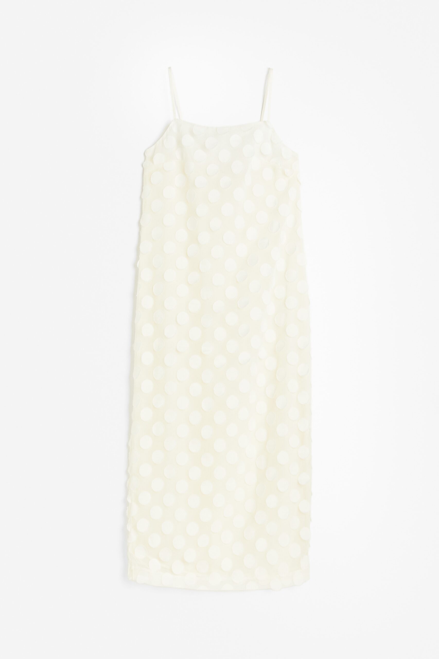 H & M - Jacquardgeweven jurk - Roomwit H & M - Jacquardgeweven jurk - Roomwit