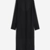 H & M - Jurk van chiffon - Zwart