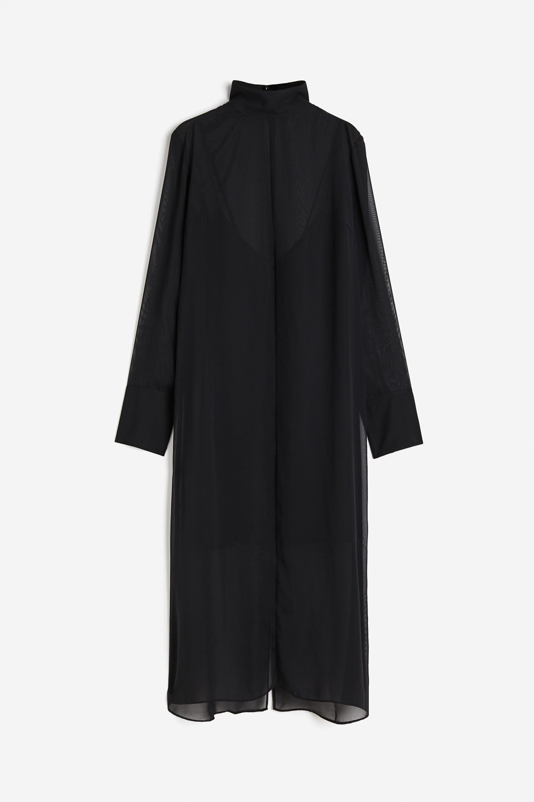 H & M - Jurk van chiffon - Zwart H & M - Jurk van chiffon - Zwart