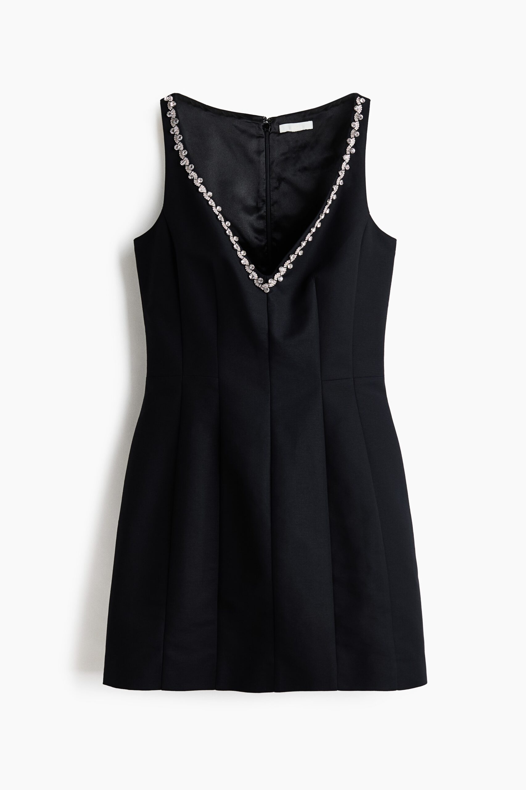 H & M - Jurk met stras - Zwart
