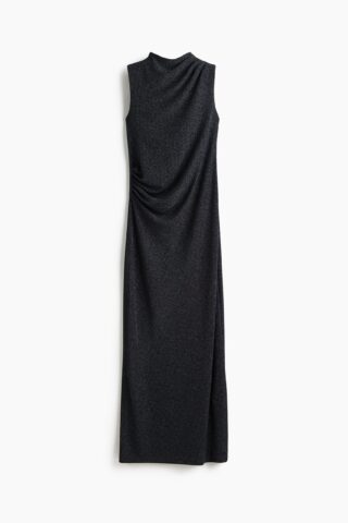 H & M - MAMA Mouwloze jurk - Zwart/Glitters