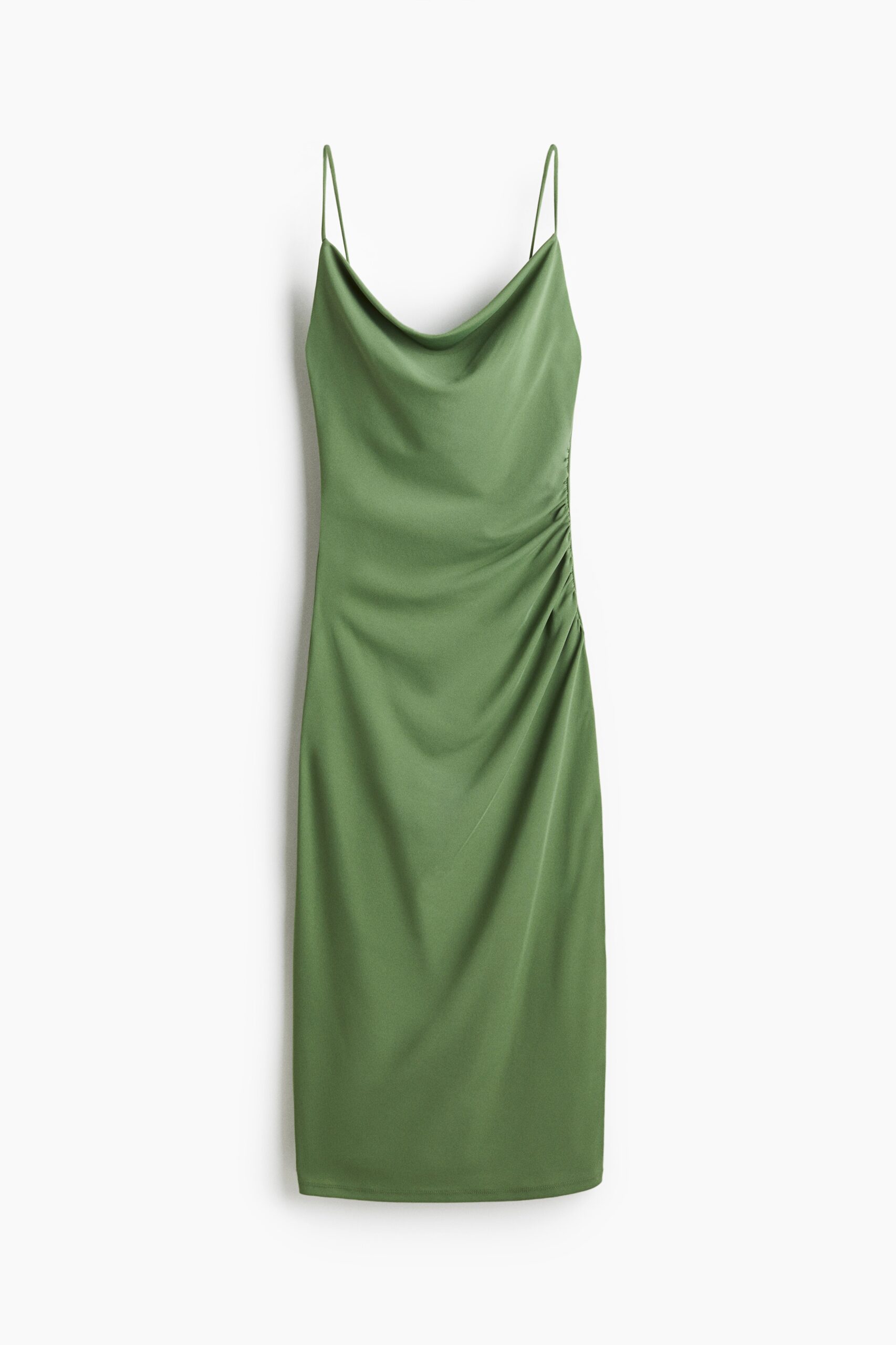H & M - Strappy jurk van interlocktricot - Groen