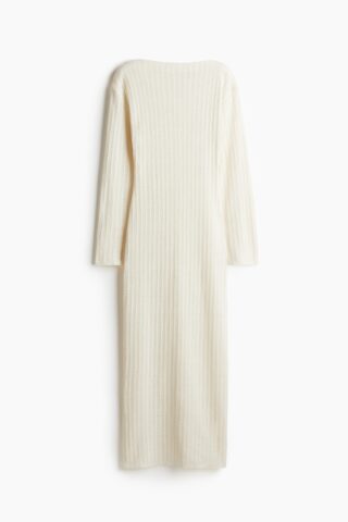 H & M - Hole-patterned maxi dress - Roomwit