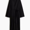 H & M - Tricot ochtendjas - Zwart