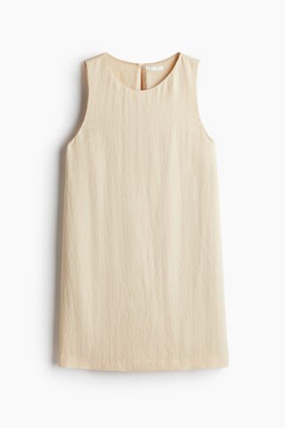 H & M - Shift-jurk - Lichtbeige