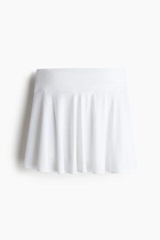 H & M - Tennis-cirkelrok met DryMove - Wit