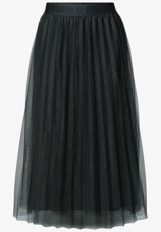 Tule midirok met geplooide structuur - Afbeelding 2