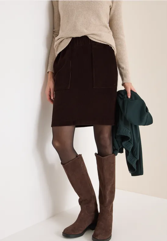 Corduroy rok