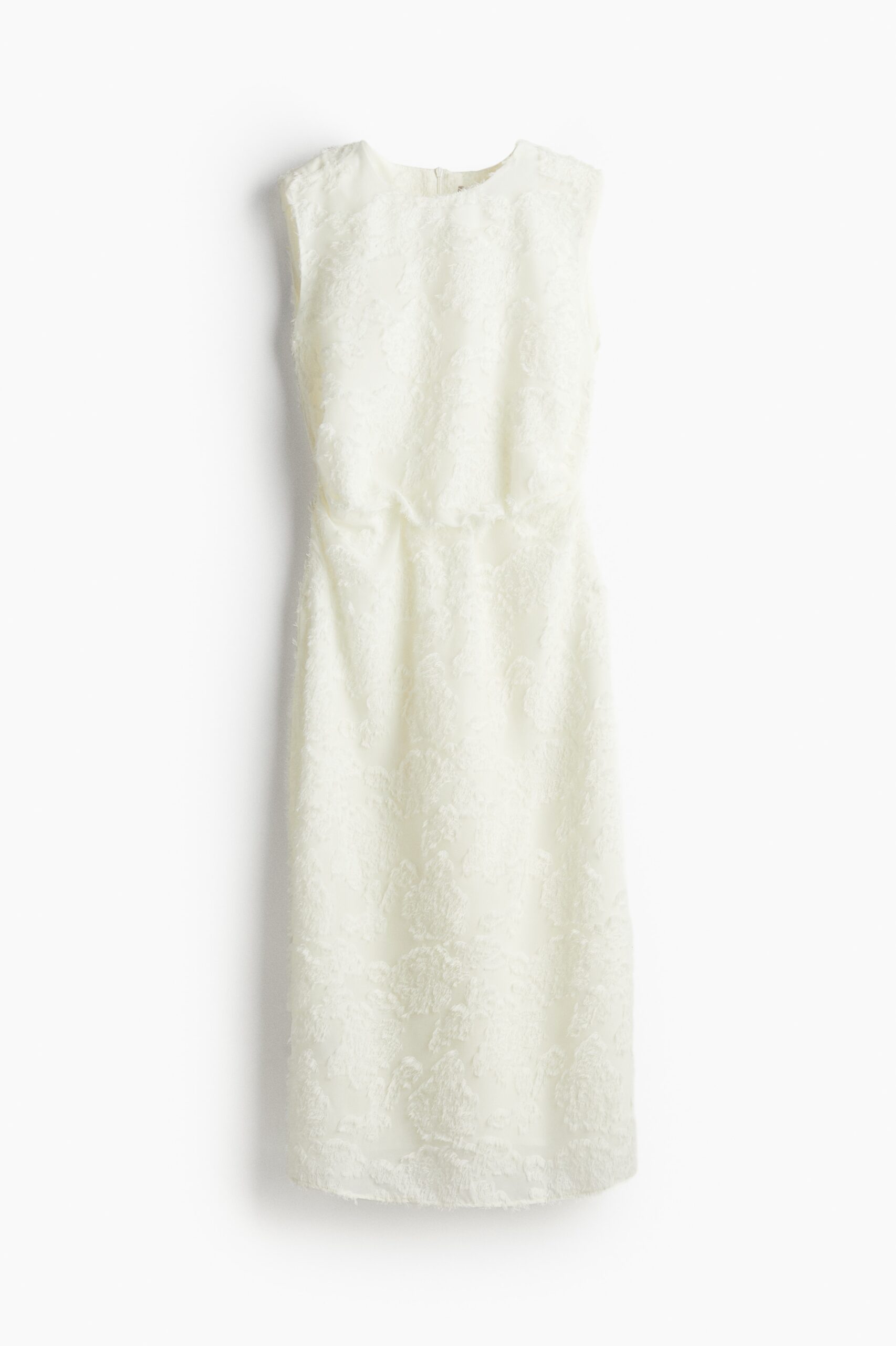 H & M - Jacquardgeweven jurk - Wit