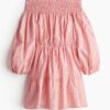 H & M - Off-the-shoulderjurk - Roze/Dessin