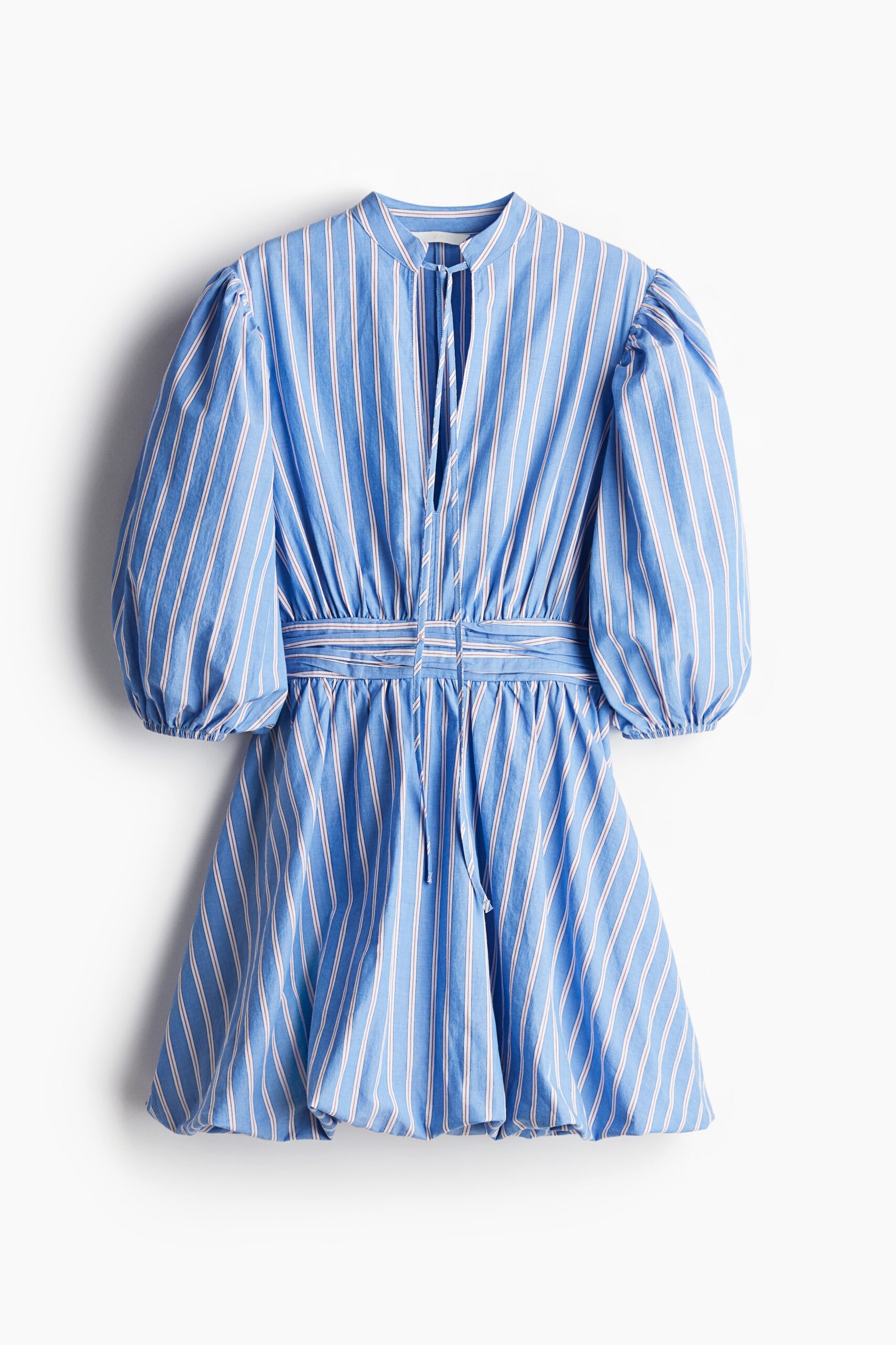 H & M - Bubble-hemjurk - Blauw/Gestreept