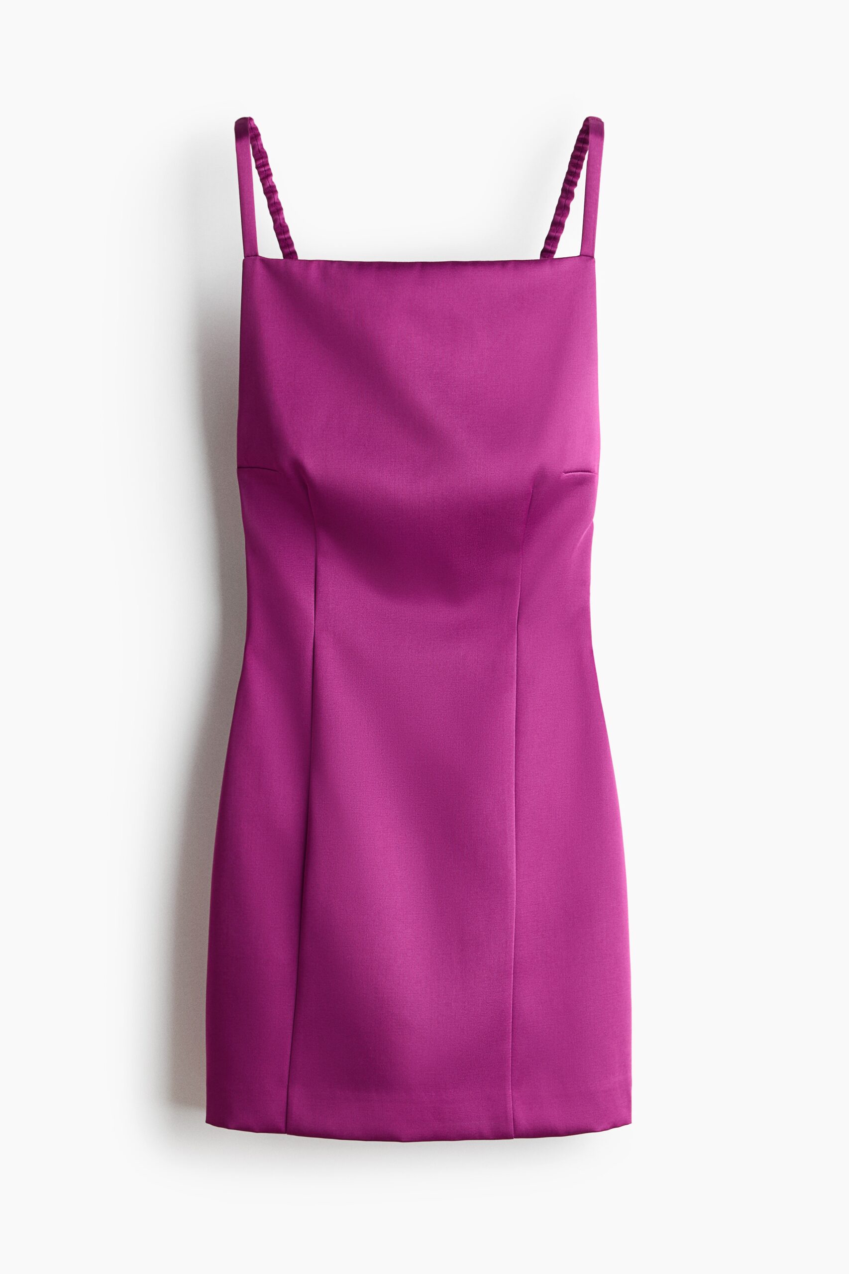 H & M - Satijnen low-backjurk - Helderpaars H & M - Satijnen low-backjurk - Helderpaars
