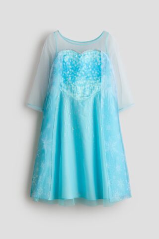 H & M - Verkleedpak - prinses - Turkoois/Frozen