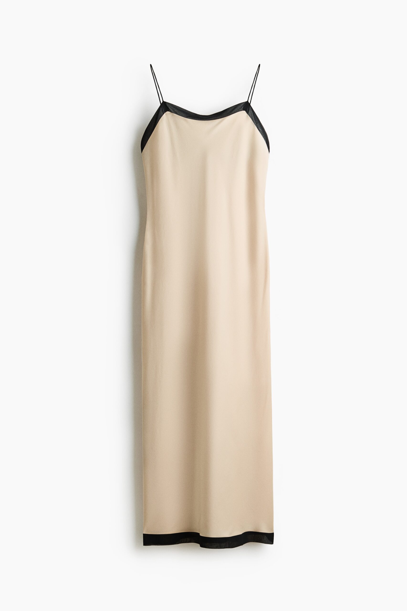 H & M - Strappy jurk - Lichtbeige/Zwart H & M - Strappy jurk - Lichtbeige/Zwart
