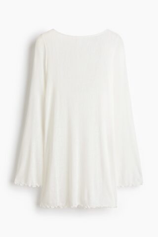 H & M - Korte strandjurk - Wit