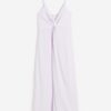 H & M - Jurk met V-hals - Lila