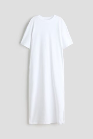 H & M - Cooling jurk - Loose Fit - Wit