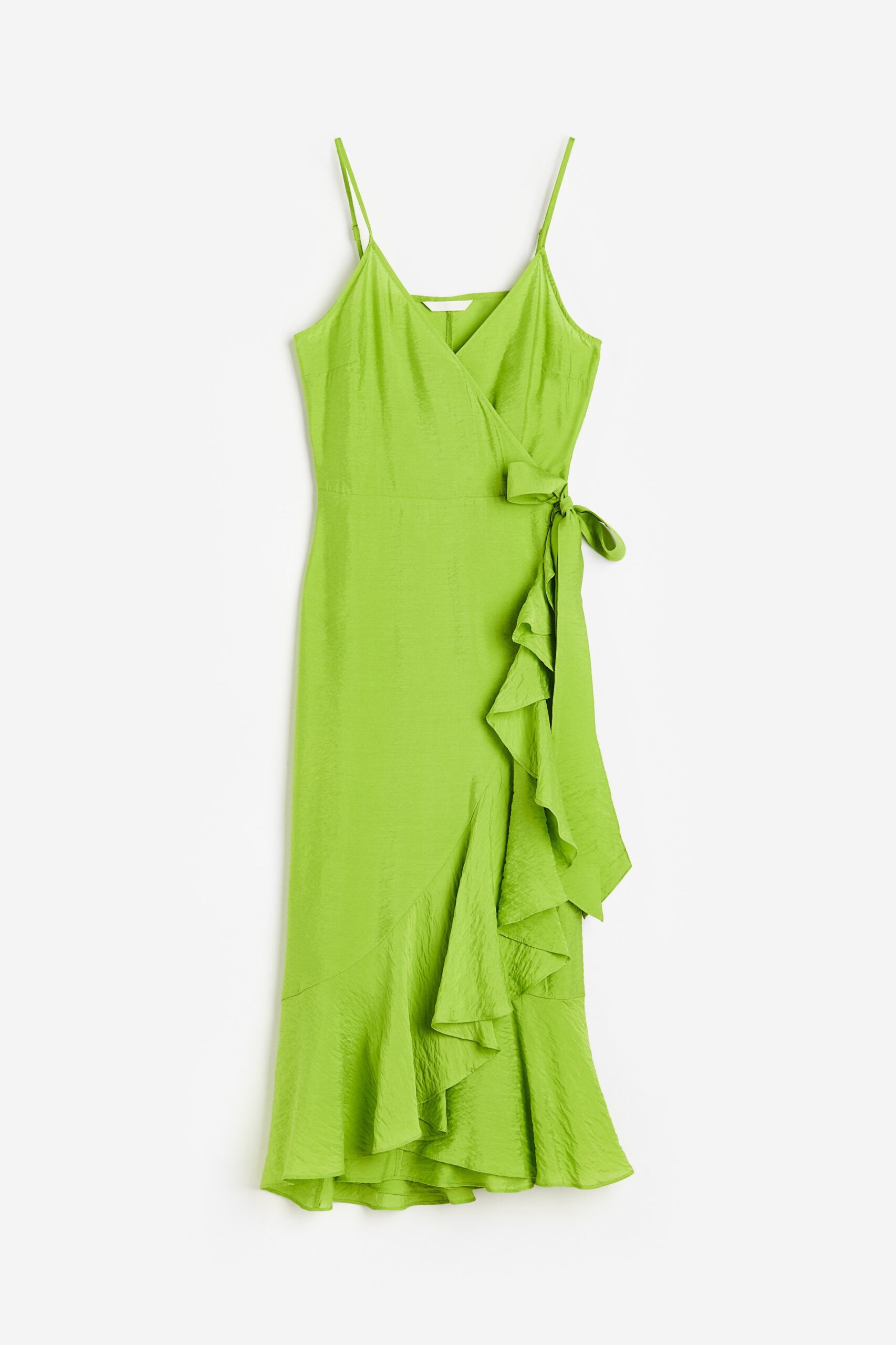 H & M - Overslagjurk met volants - Groen H & M - Overslagjurk met volants - Groen