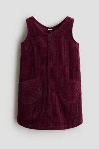 H & M - Corduroy overgooier - Donkerrood