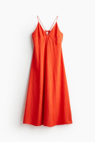 H & M - Strappy jurk - Helderoranje