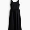 H & M - MAMA Uitlopende voedingsjurk - Zwart