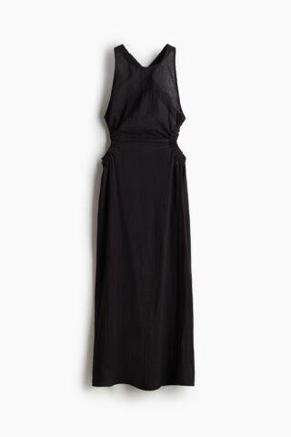 H & M - Jurk met cutouts - Zwart