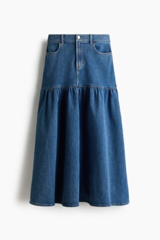 H & M - Denim rok - Denimblauw