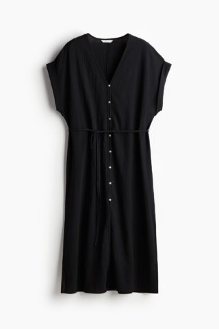 H & M - Doorknoopjurk - Zwart