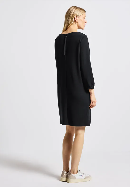 Effen jersey jurk
