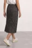 Midirok van mesh met plissé-structuur