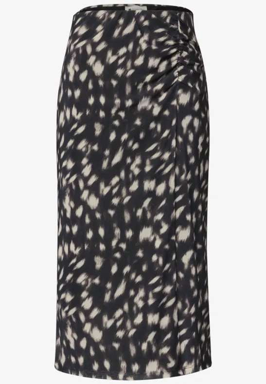 Midirok van mesh met plooien - Afbeelding 2