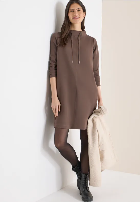Jurk in effen kleur