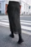 Midirok van mesh met slangenprint
