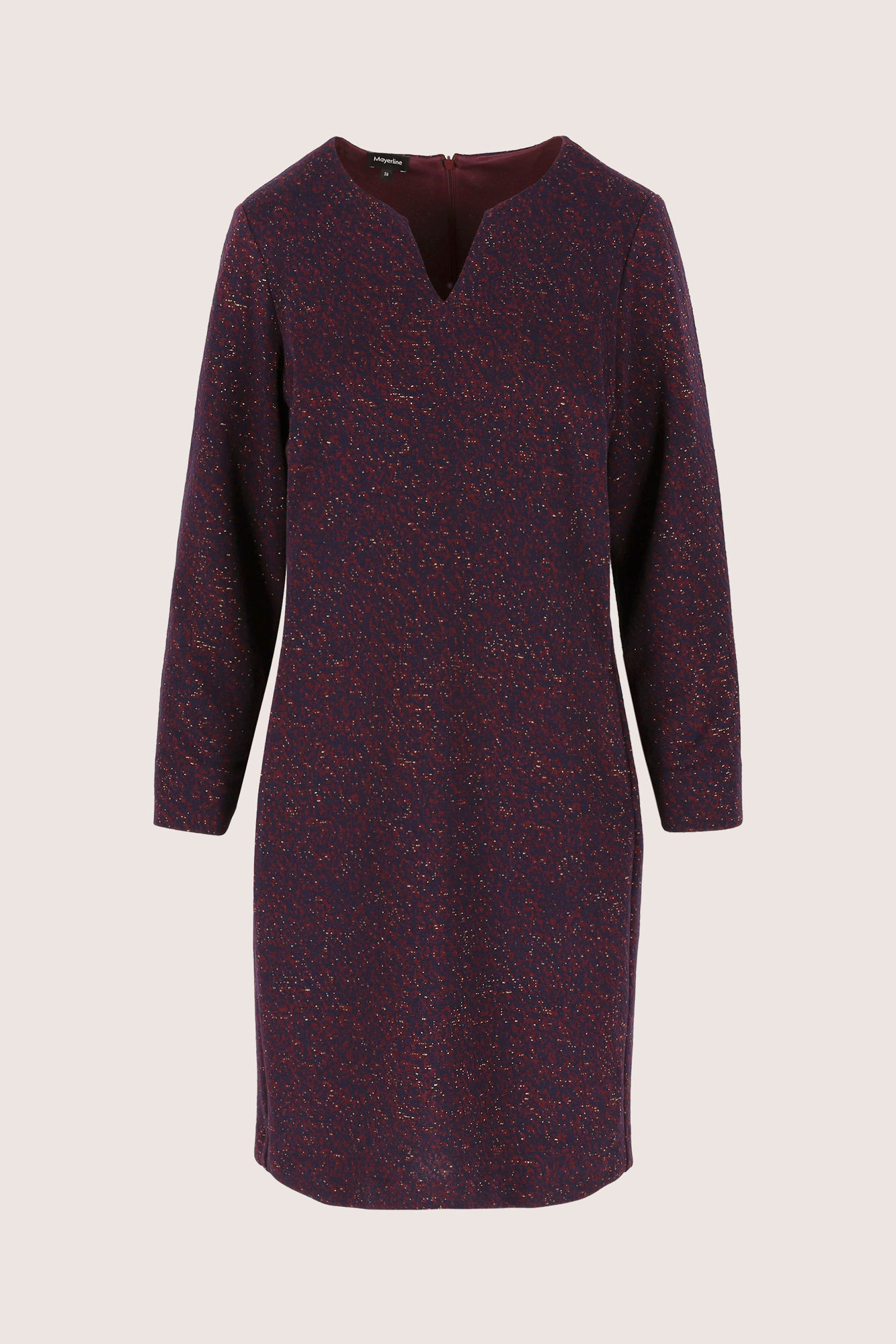 Jersey Jurk Met Lurexjacquard