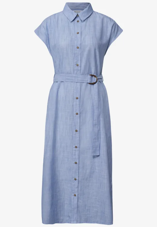 Midi-jurk met knoopsluiting - Afbeelding 2
