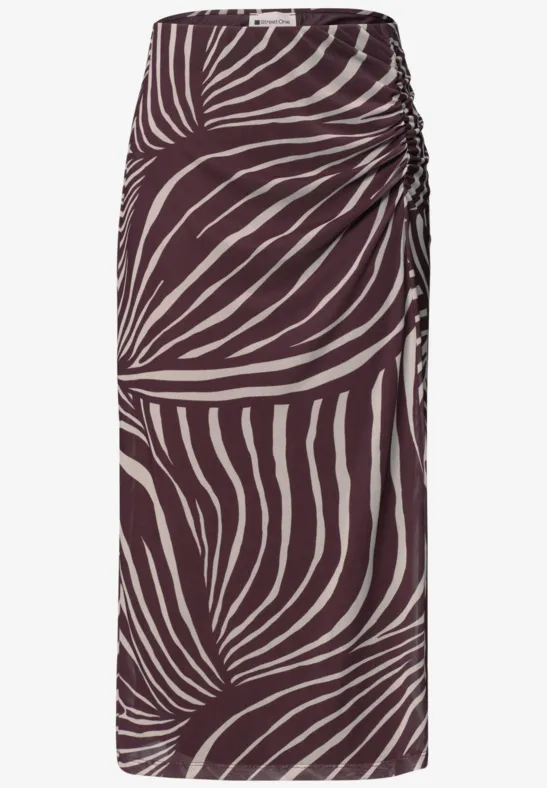 Midirok van mesh met print - Afbeelding 2