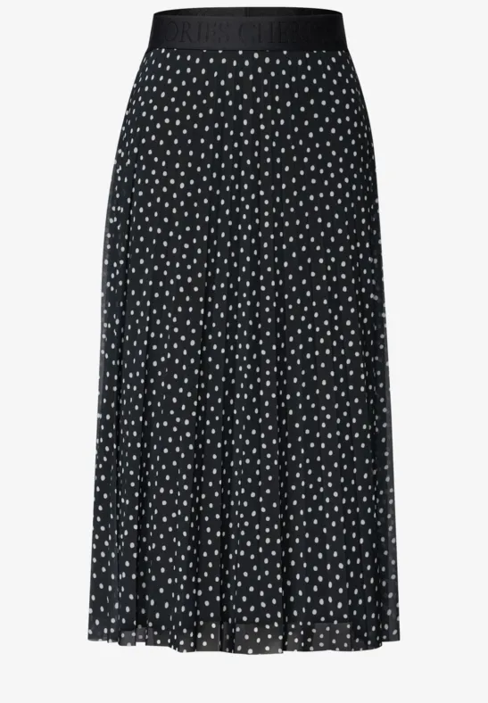 Midi-rok van mesh met print - Afbeelding 2